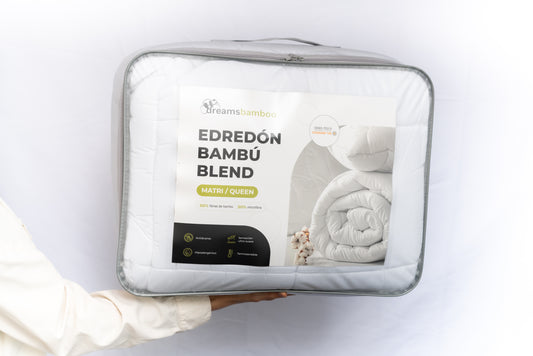 Edredón Bamboo Blend Matri- Queen Blanco